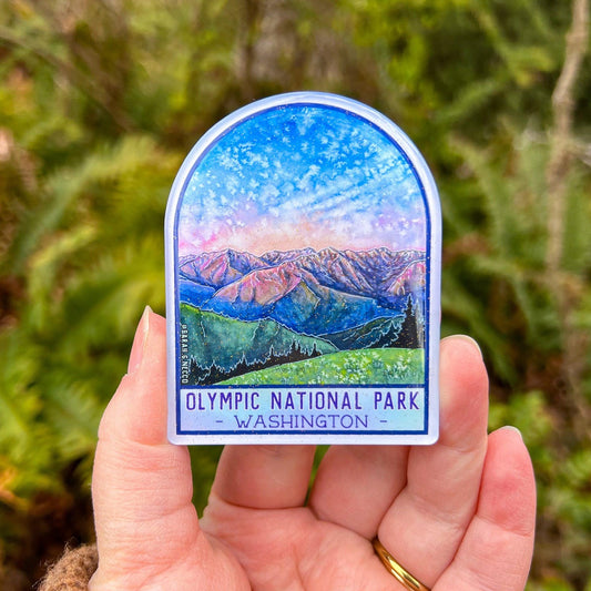 Olympic National Park at Dusk Magnet
