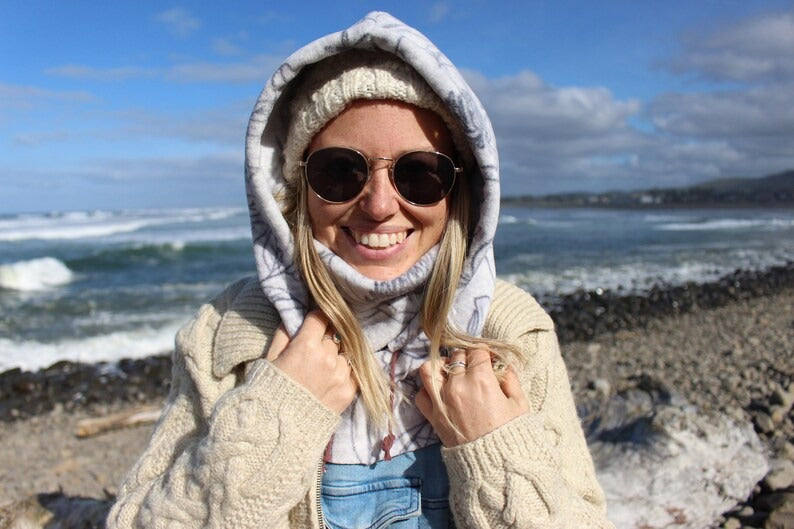 Botanical Fleece Hood