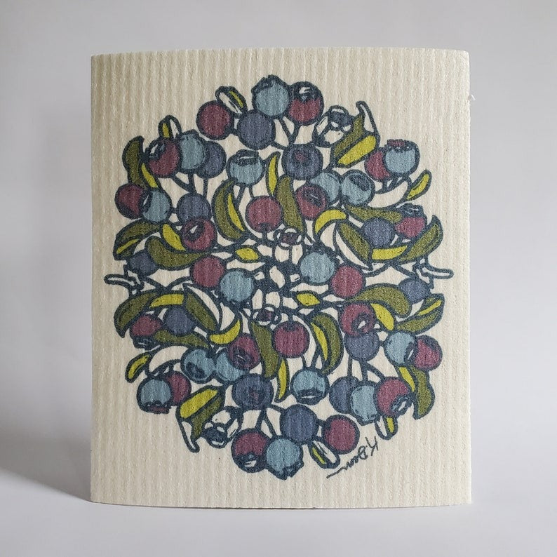 Blueberry Swedish Dish Cloth