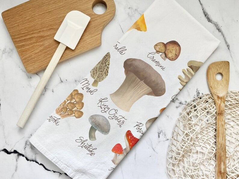 Mushroom Tea Towel
