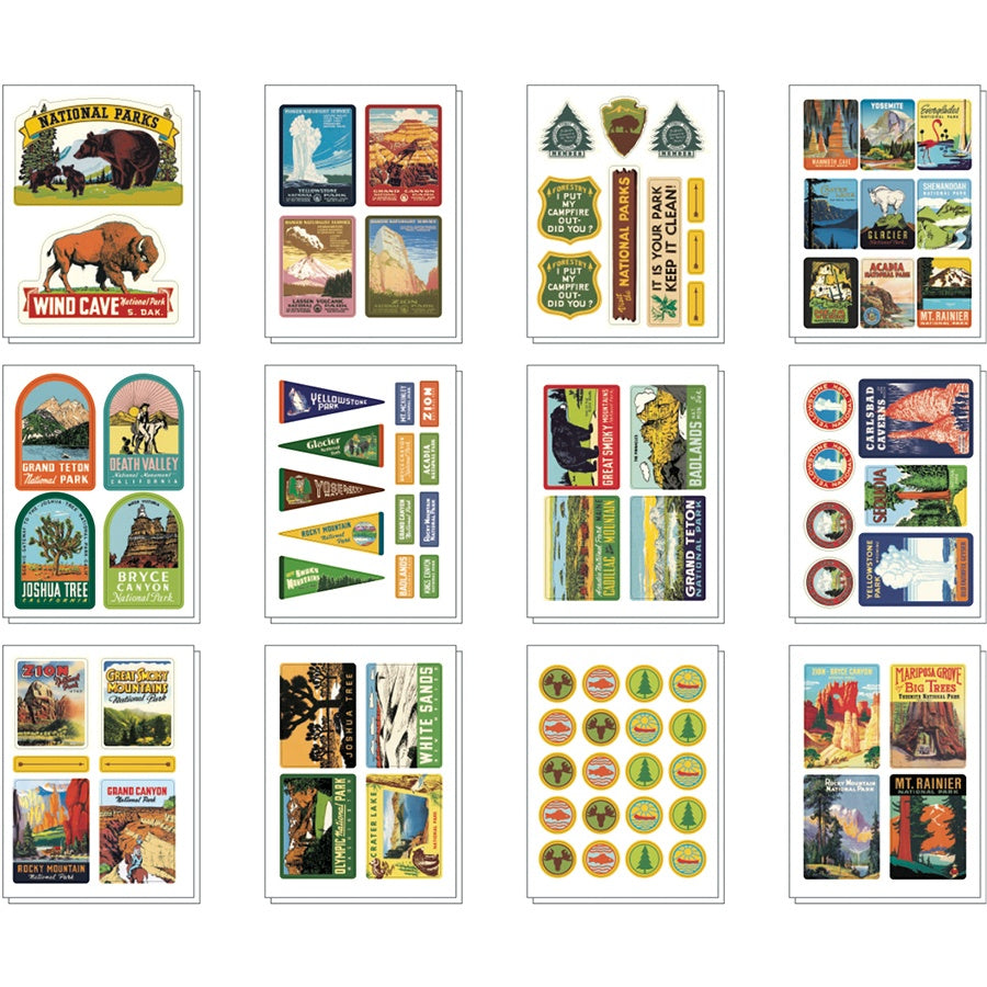 National Park Tin of Stickers