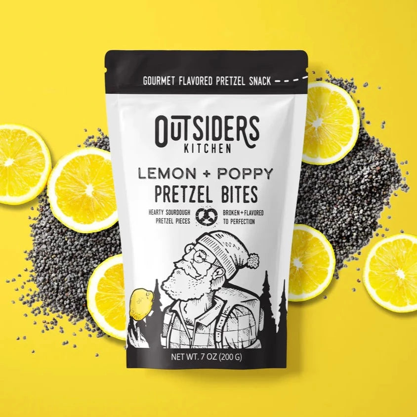 Pretzel Bites Lemon & Poppy