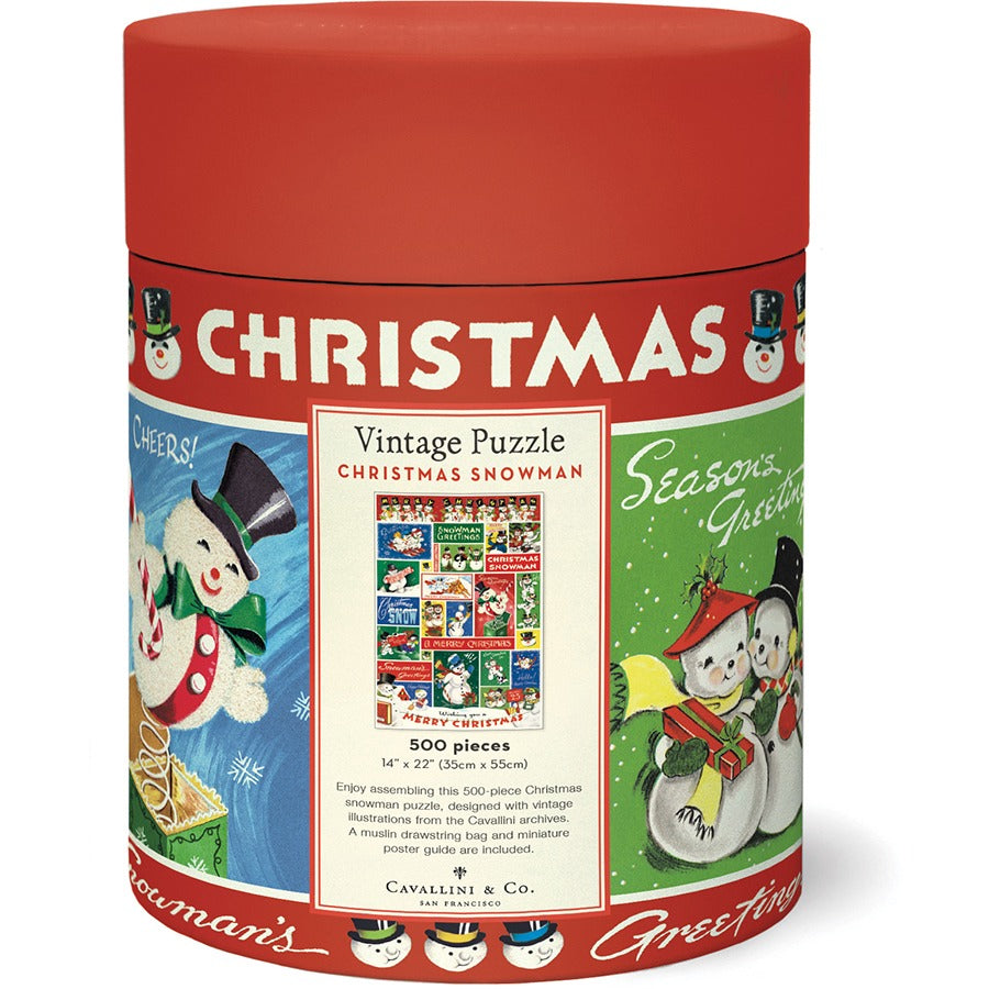 Christmas Snowman 500 Piece Puzzle