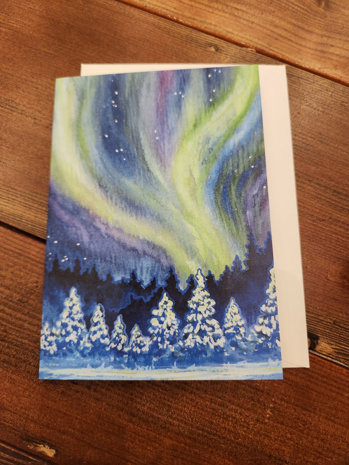 Holiday Light Show Greeting Card