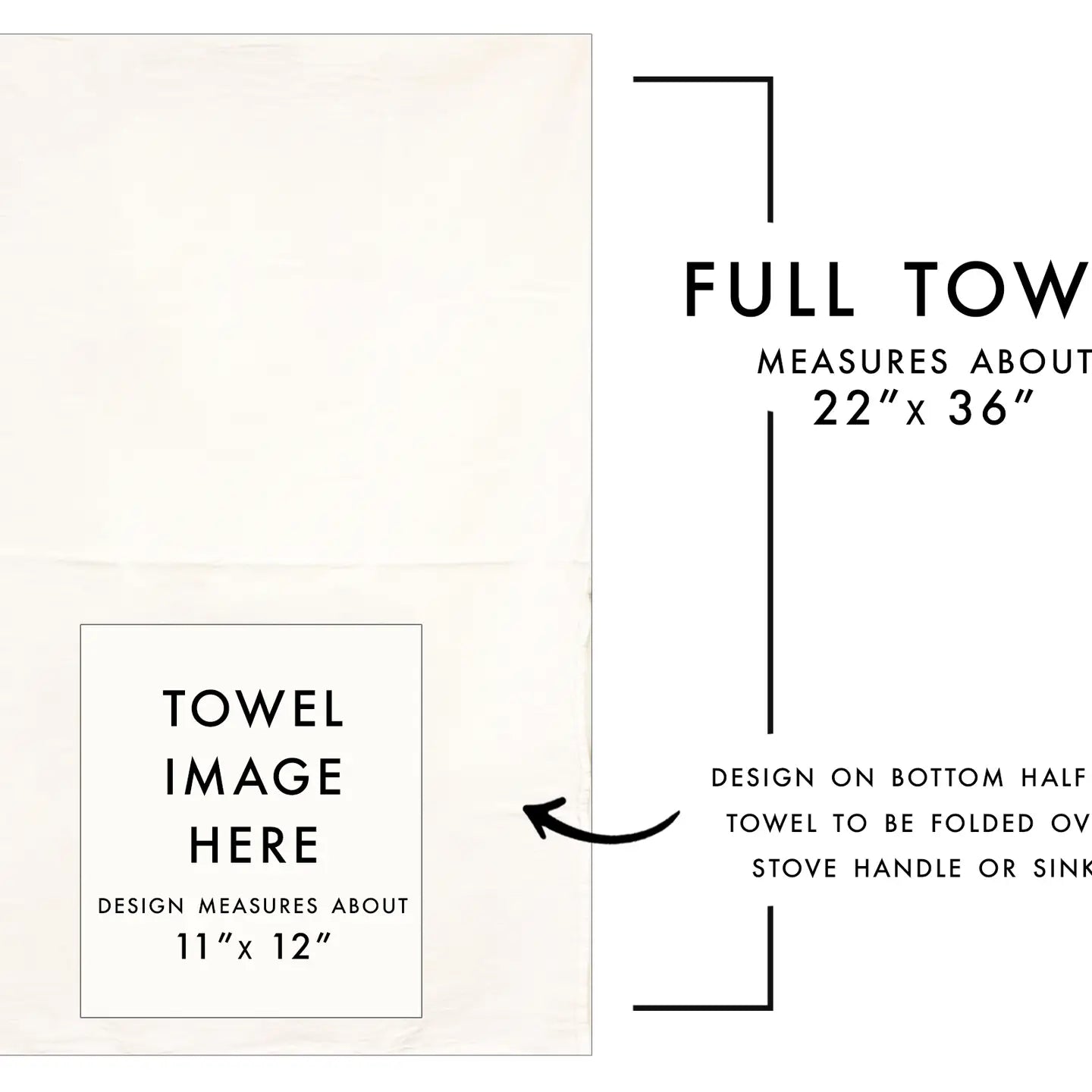 Mountains Tea Towel