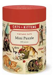 Vintage Cats Mini 240 Piece Puzzle