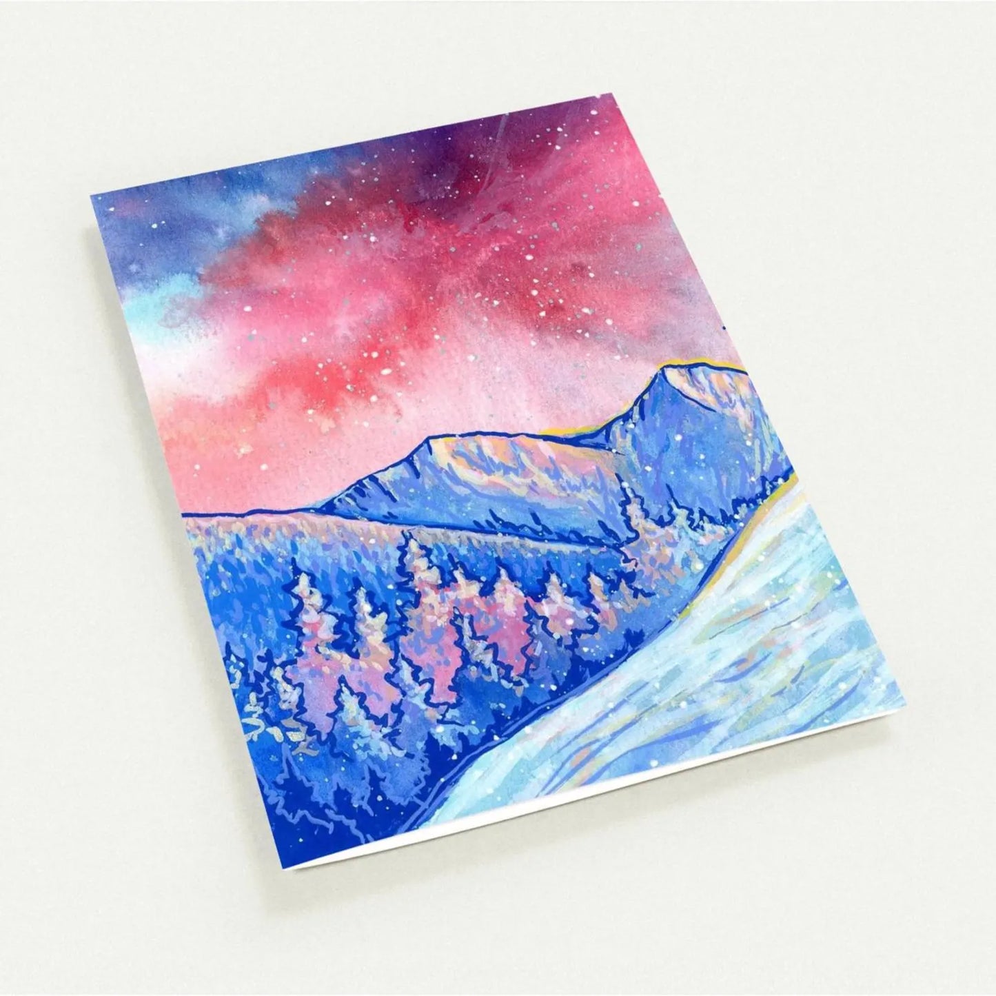 Winter's Light Greeting Card