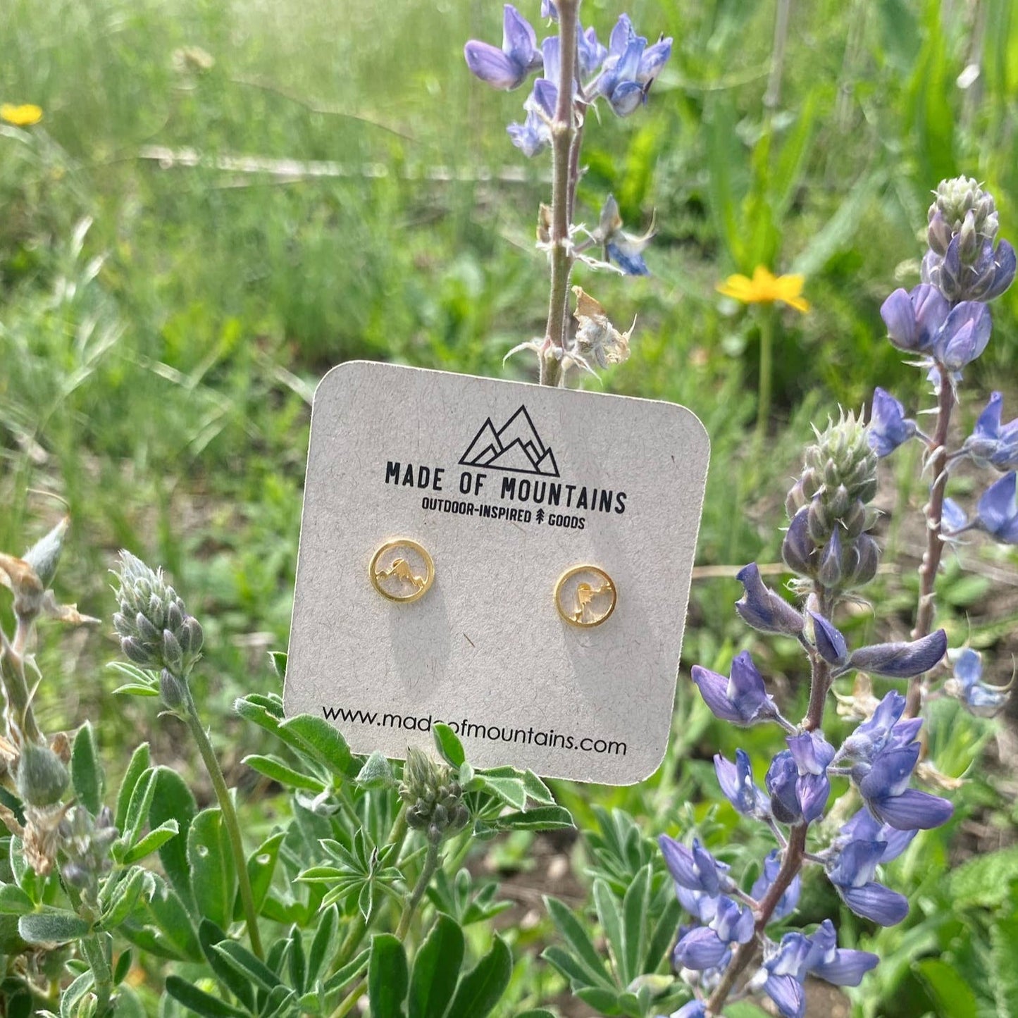 Mountainscape Stud Earrings