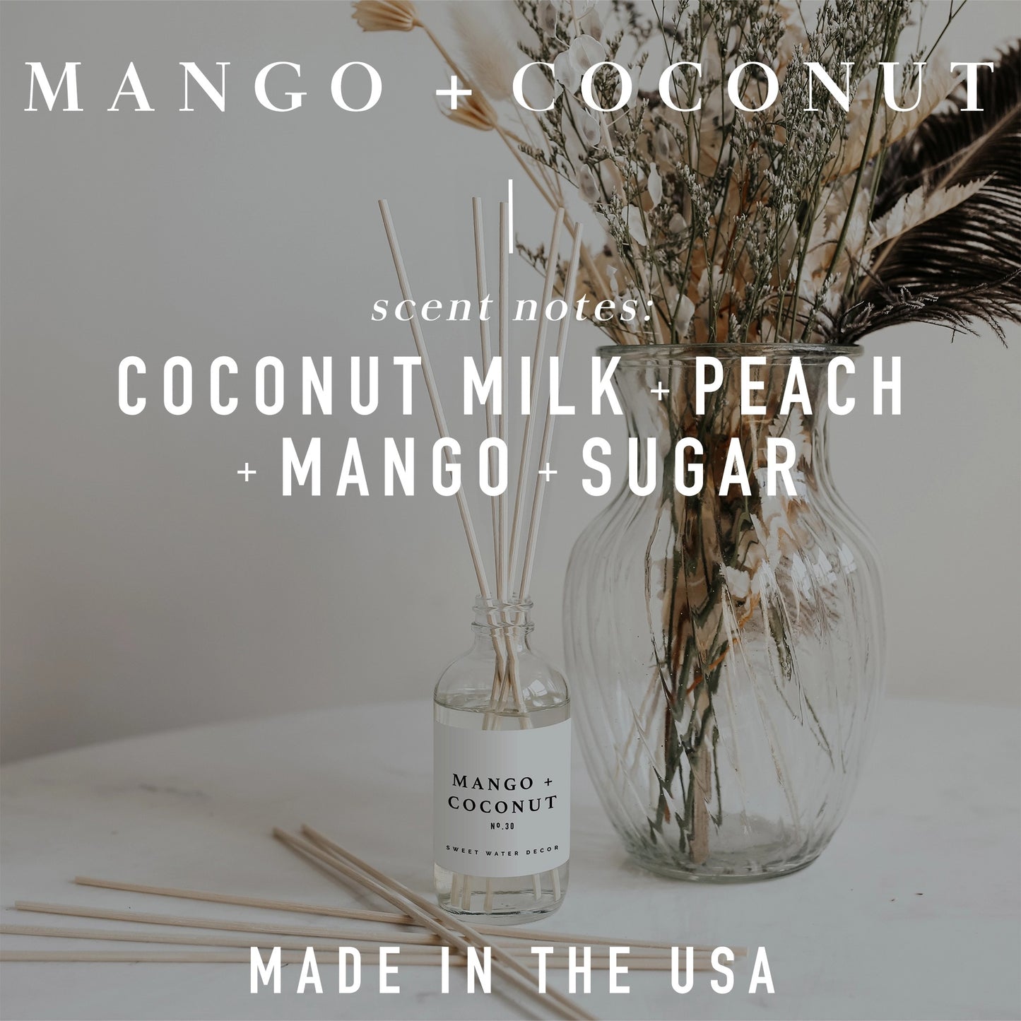 Mango and Coconut Reed Diffuser