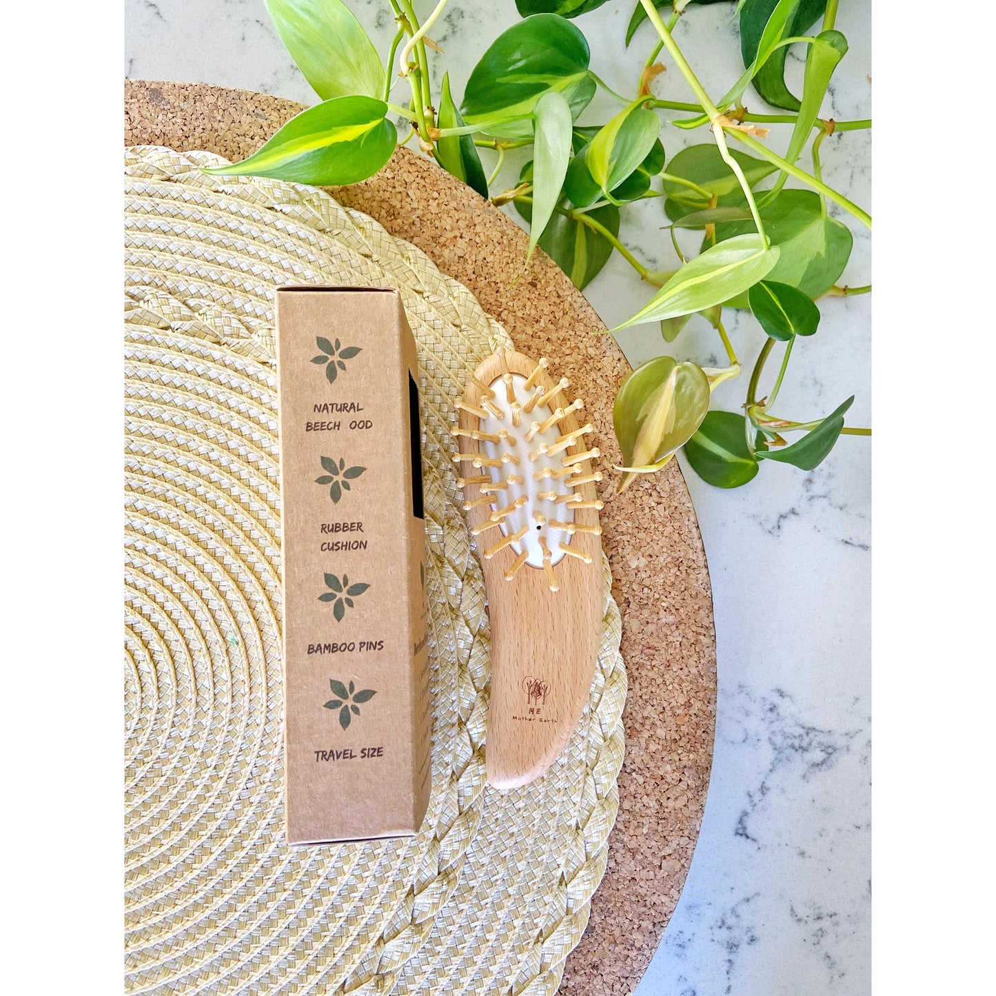 Beechwood Travel Hairbrush