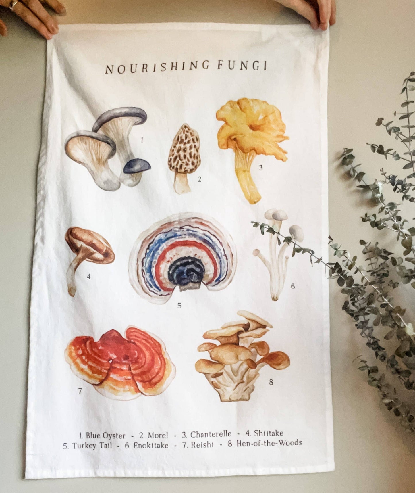Mushroom Tea Towel