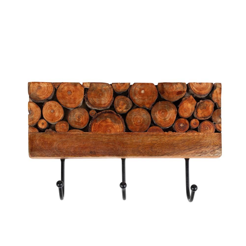 Wood Slice Wall Hook