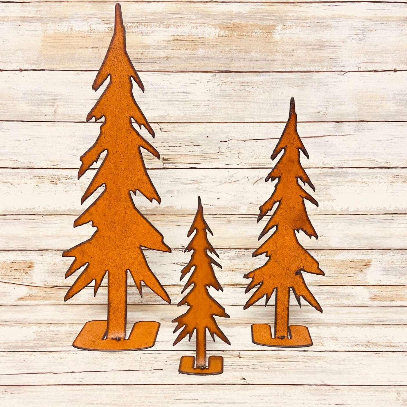 Rustic Metal Trees