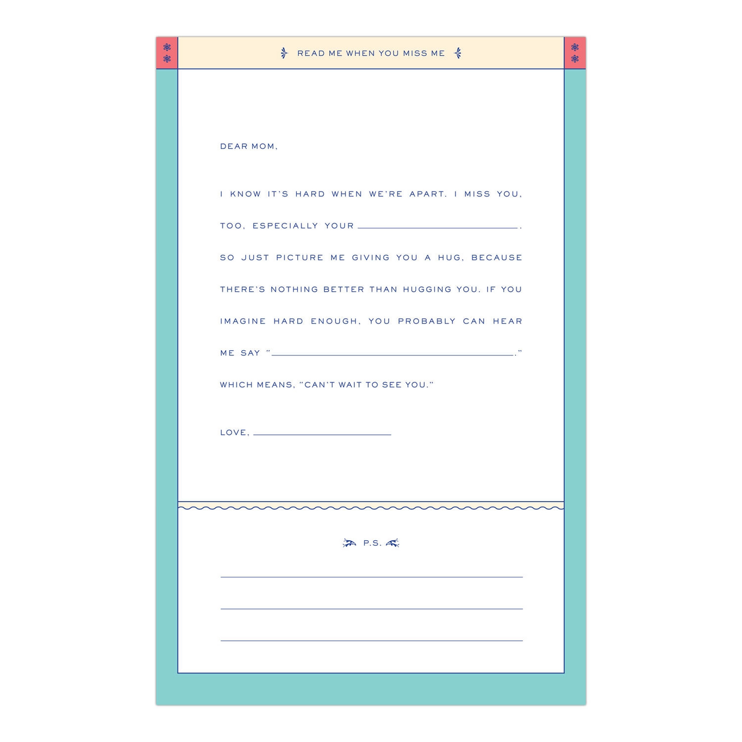 Letters to My Wonderful Mom Read Me When - Gift Box