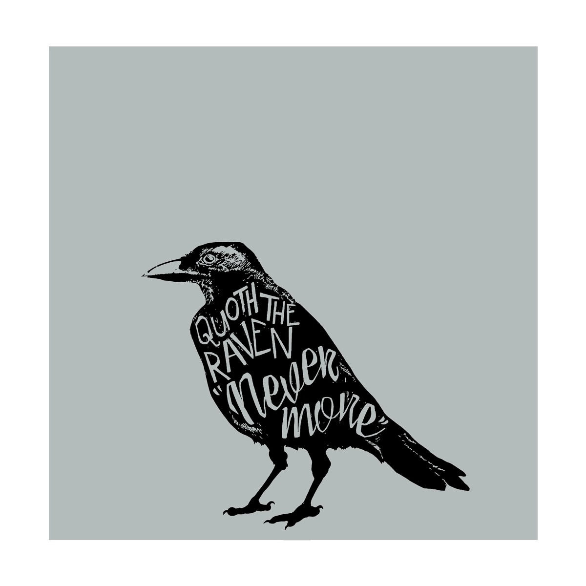 Quoth The Raven Tea Towel