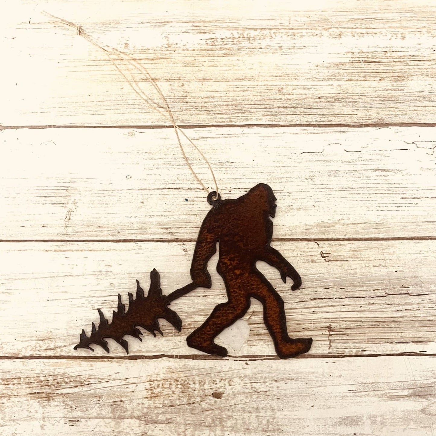 Bigfoot Metal Ornament
