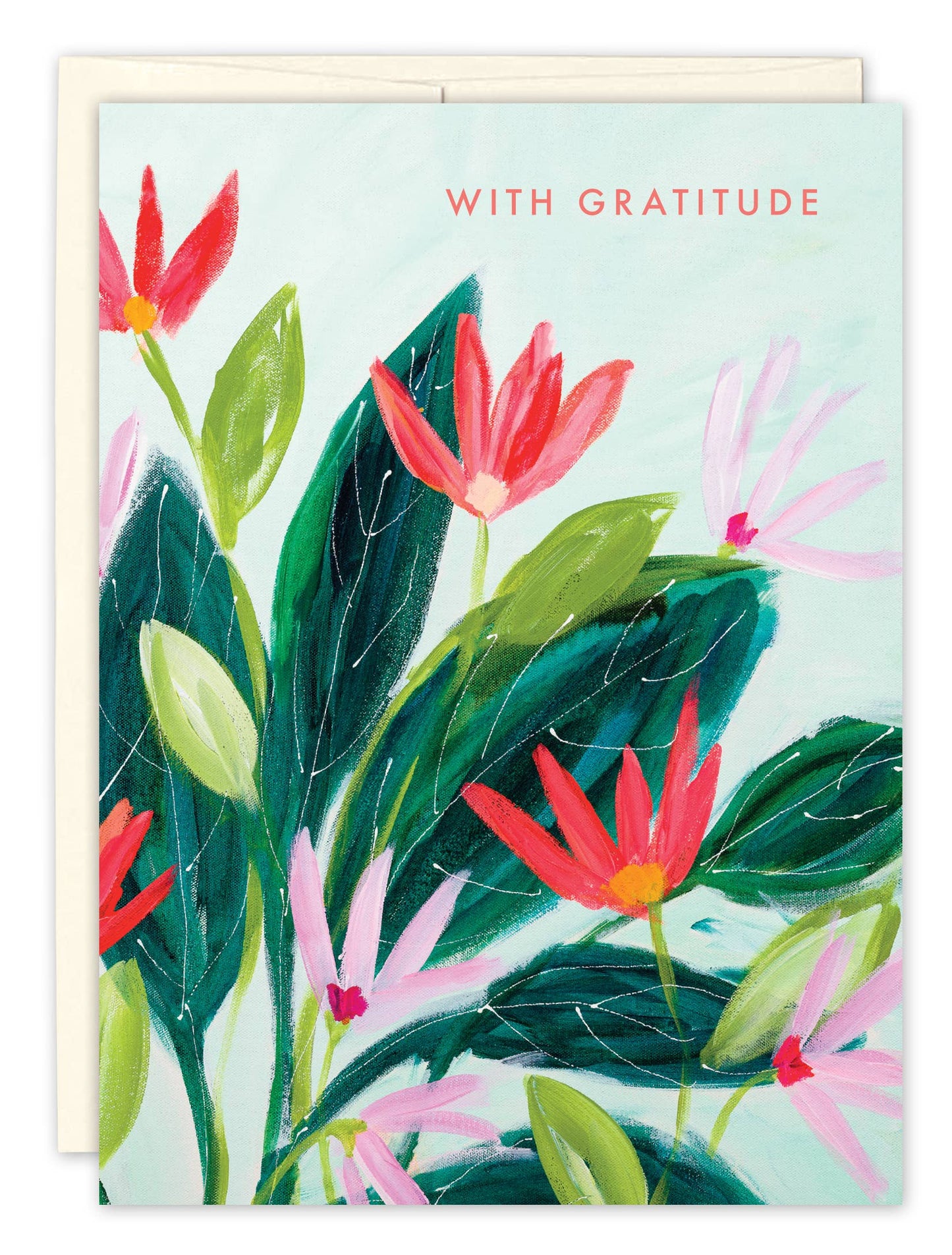 Birds Of Paradise Thank You Card