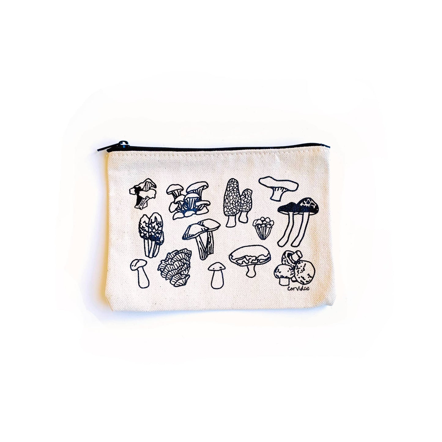 Mushroom Zipper Pouch
