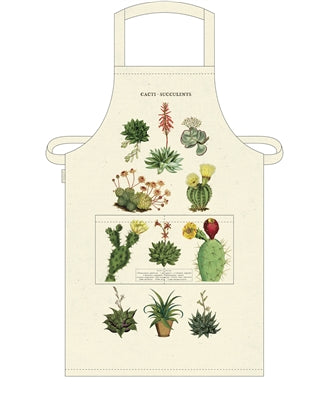 Succulents Vintage Apron