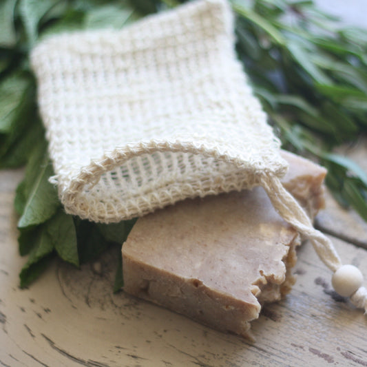 Biodegradable Natural Sisal Soap Saver Pouch