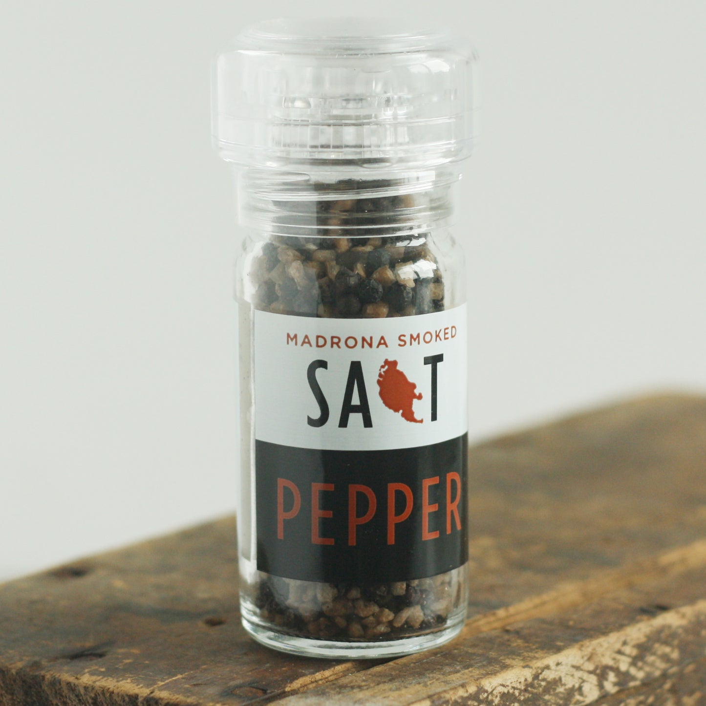 Madrona Smoked Organic Pepper Salt Grinder