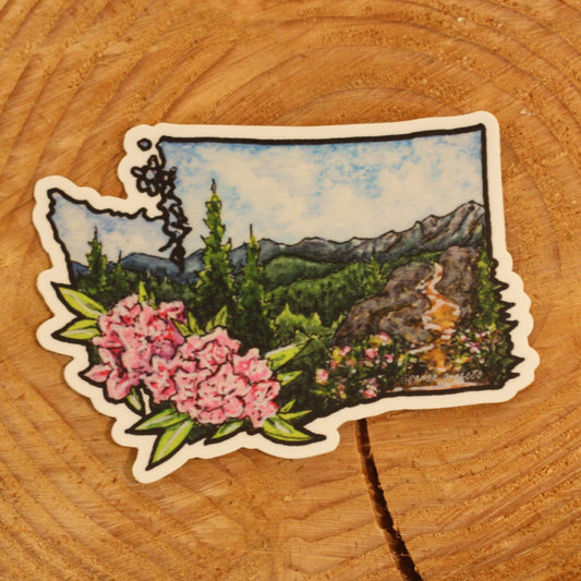 Washington State Rhody Sticker