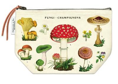 Mushroom Zippered Pouch