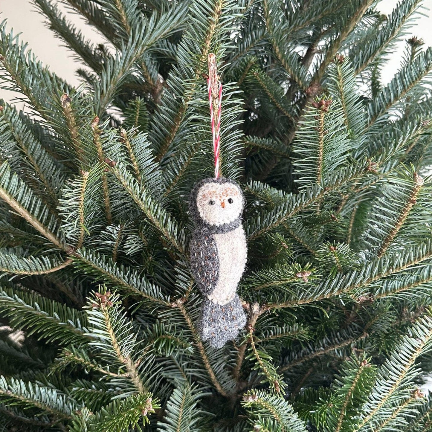 Gray Owl Ornament