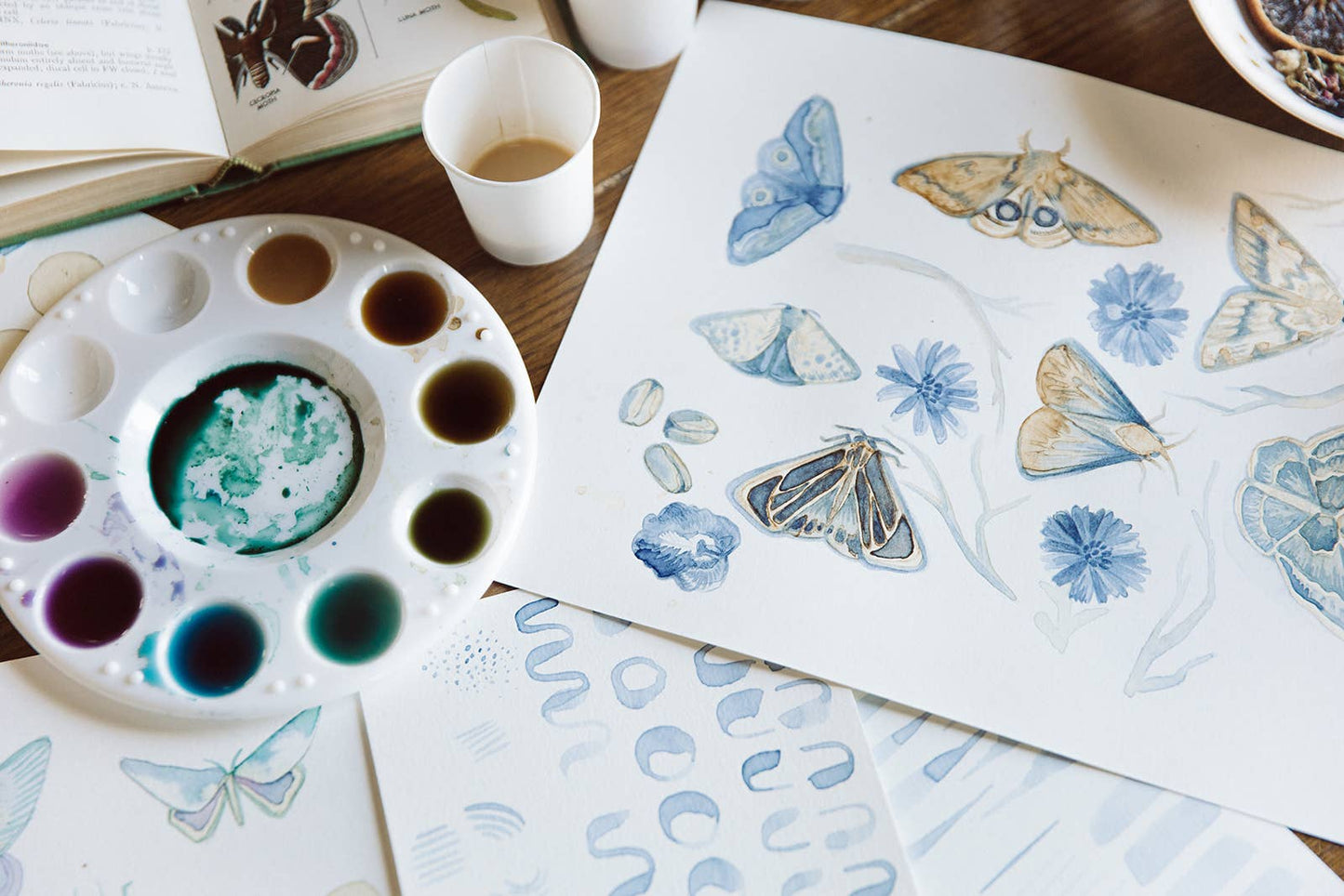 Paint with Coffee + Tea - DIY Kit
