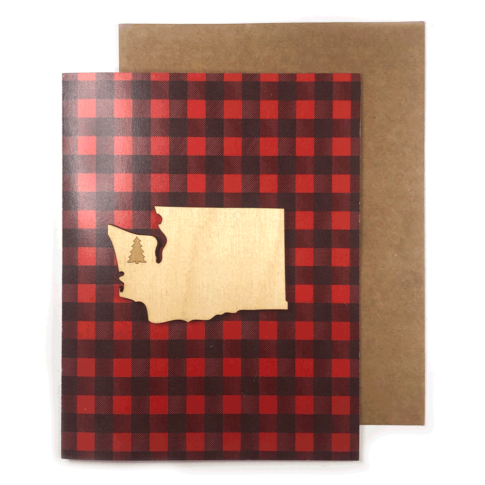 Washington Tree Magnet w/Card