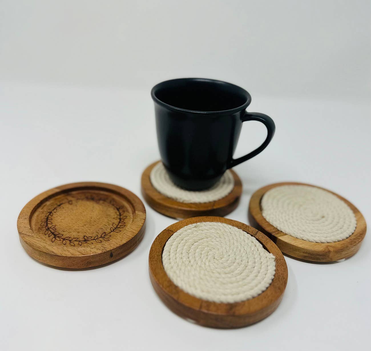 Wooden Coaster set