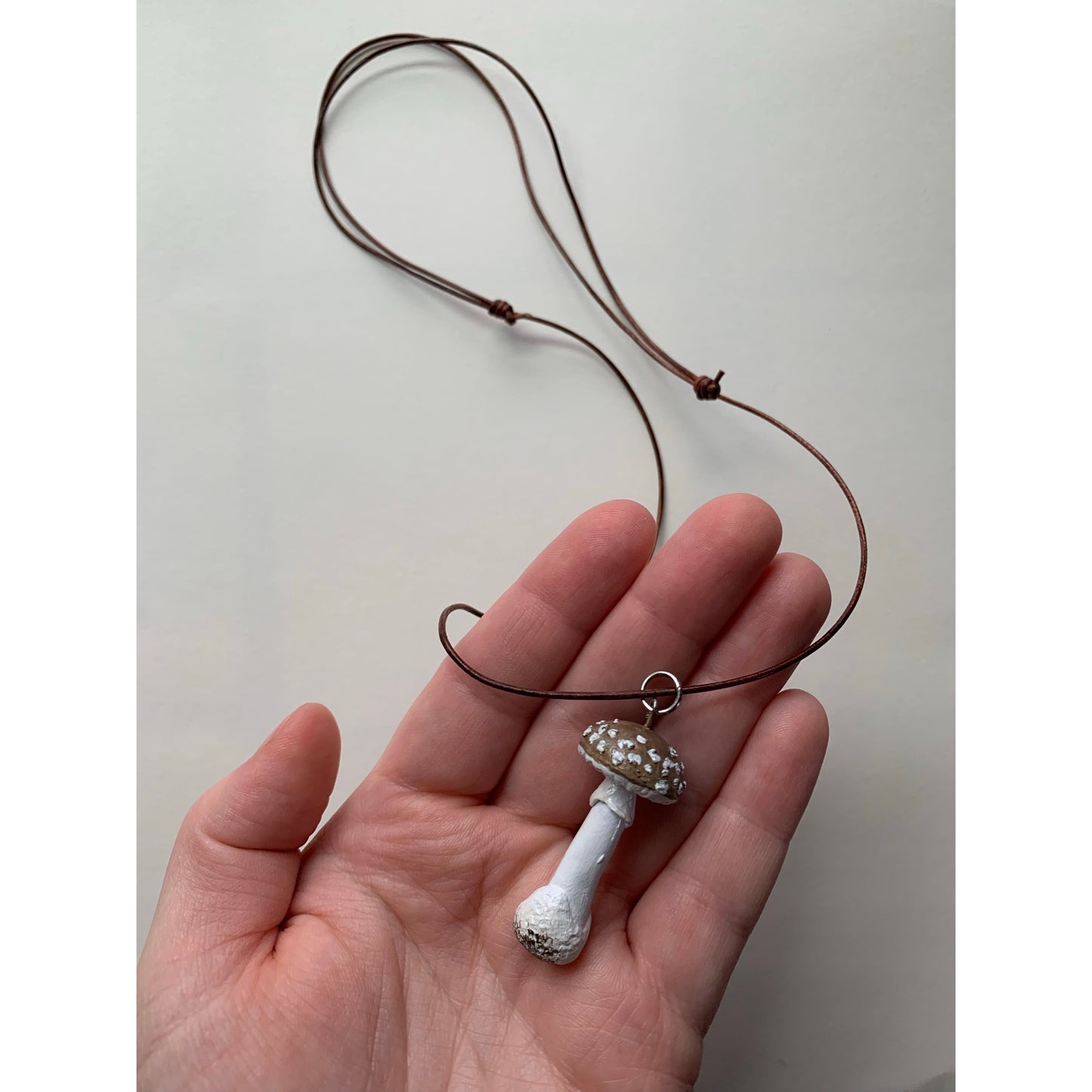 Amanita Pantherina Mushroom Necklace