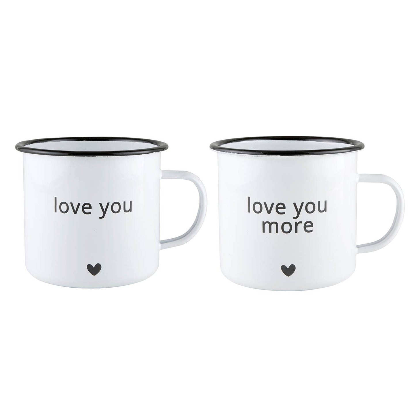 Love You More Mug Set