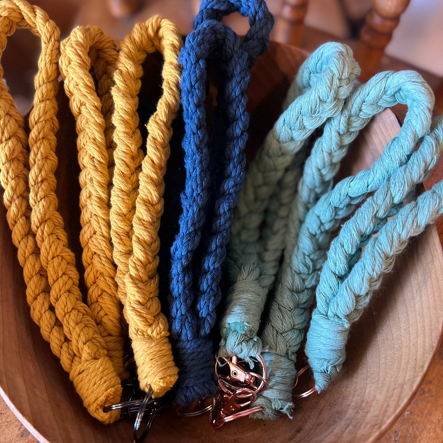 Braided Macramé Key Fob