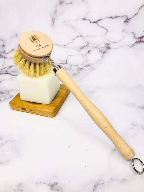 Long Handled Sisal Kitchen Brush