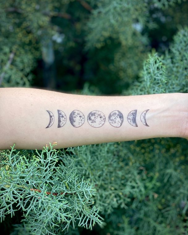 Moon Magic Temporary Tattoo Sheet