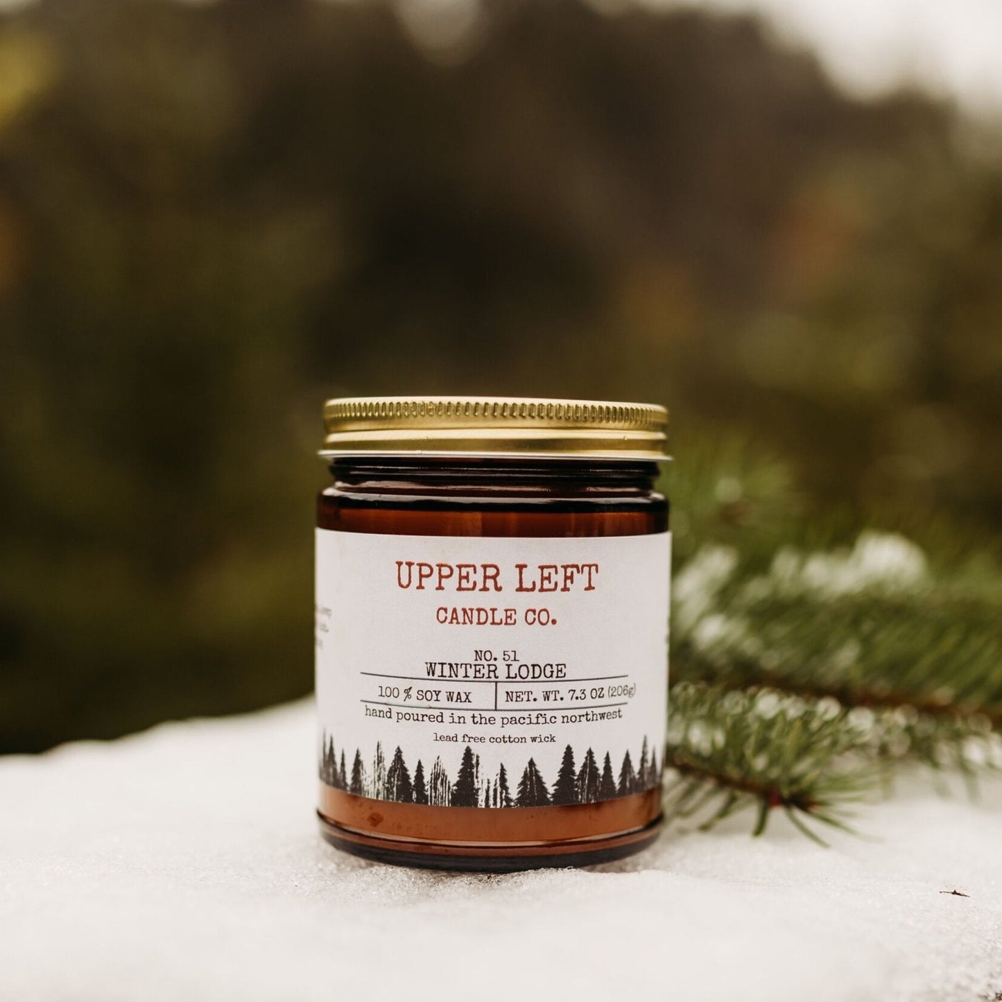 Winter Lodge Candle