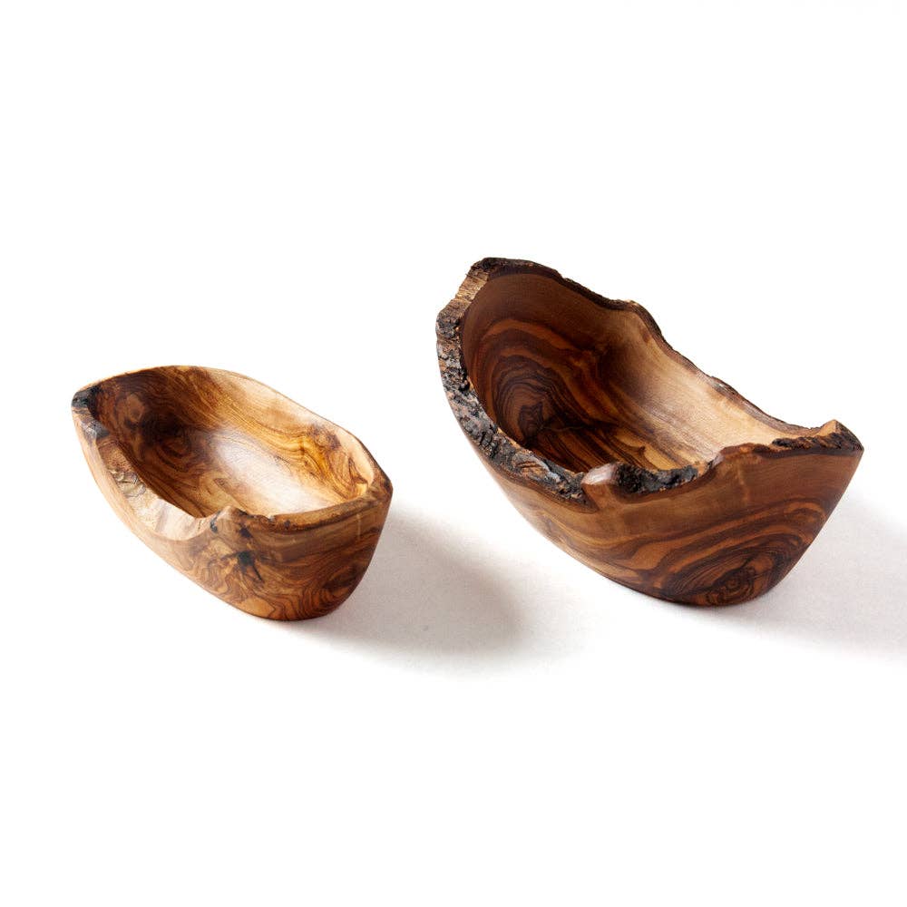 Small Rustic Olive Wood Dish