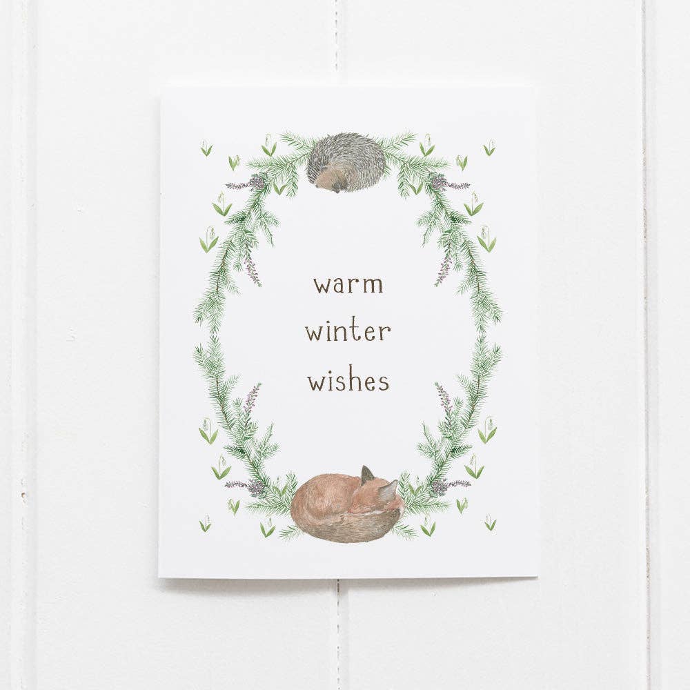 Winter Woodland Holiday Card