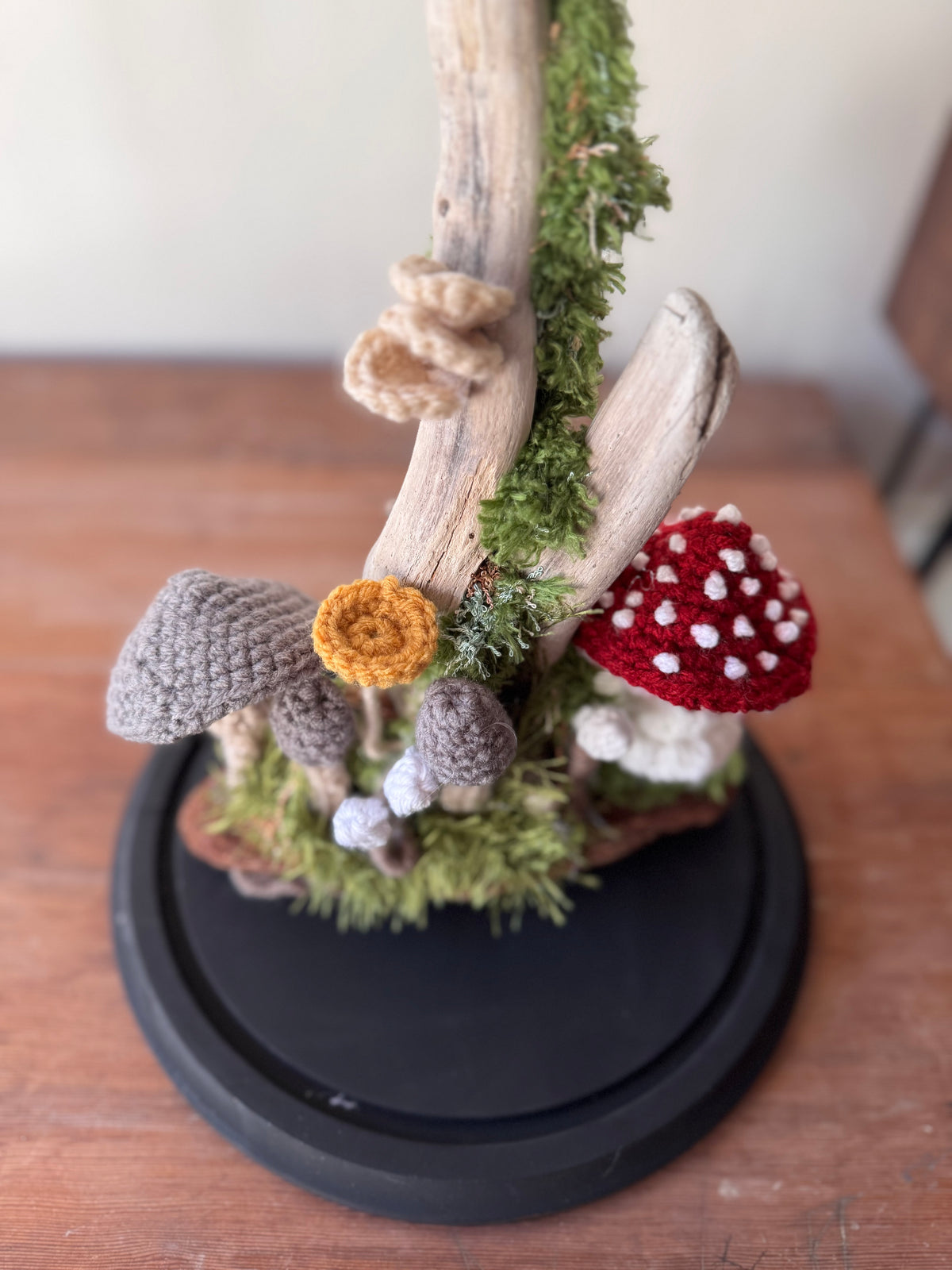 Mushroom Glass Cloche