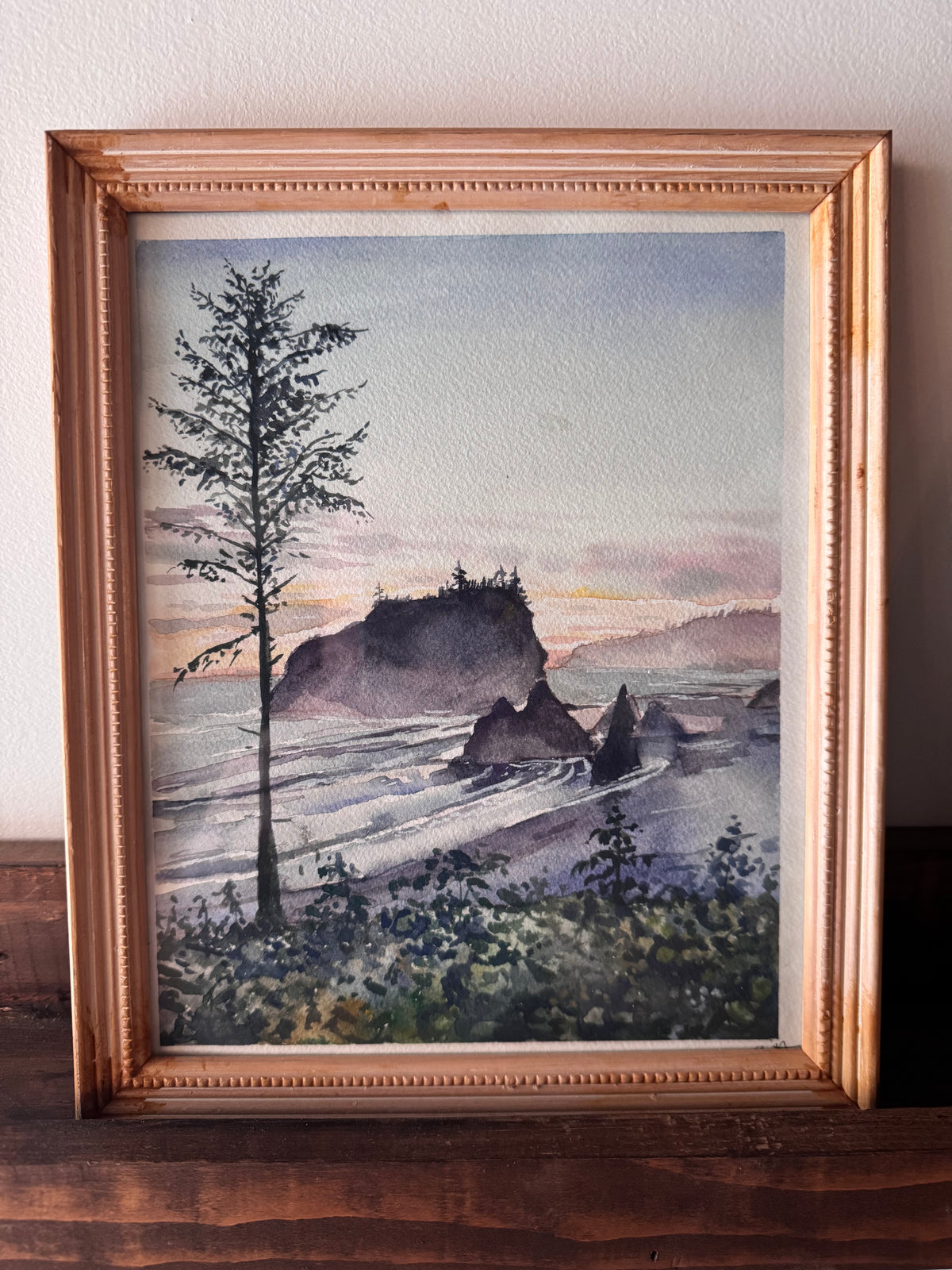 Ruby Beach Framed Original Painting