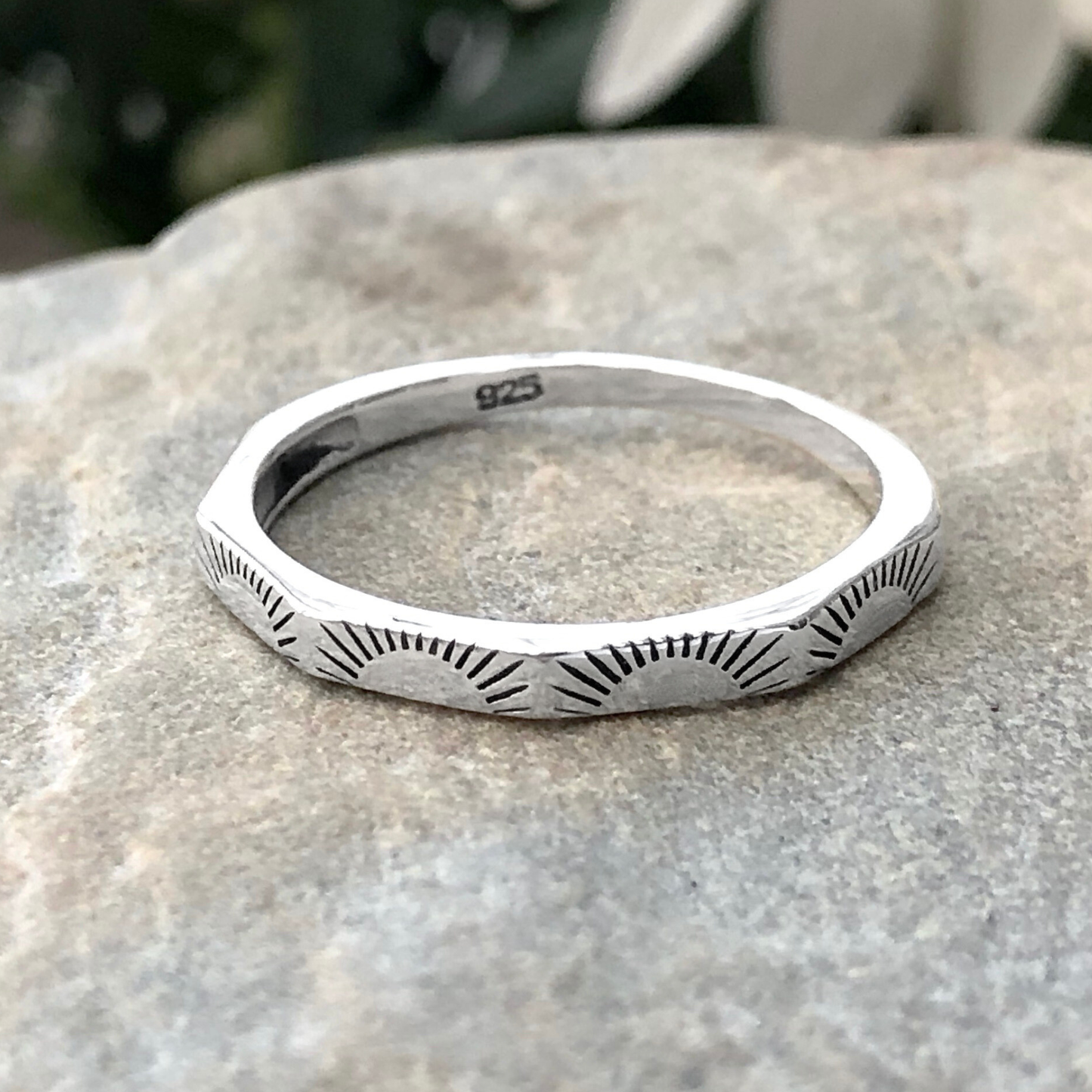 Sunset with Angles Ring