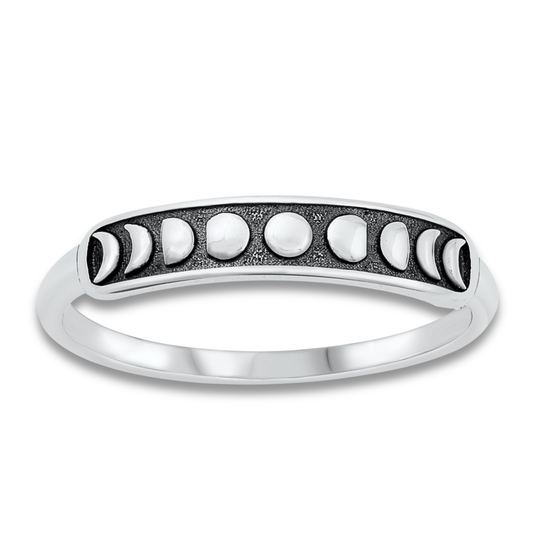 Moon Phases Dark Ring