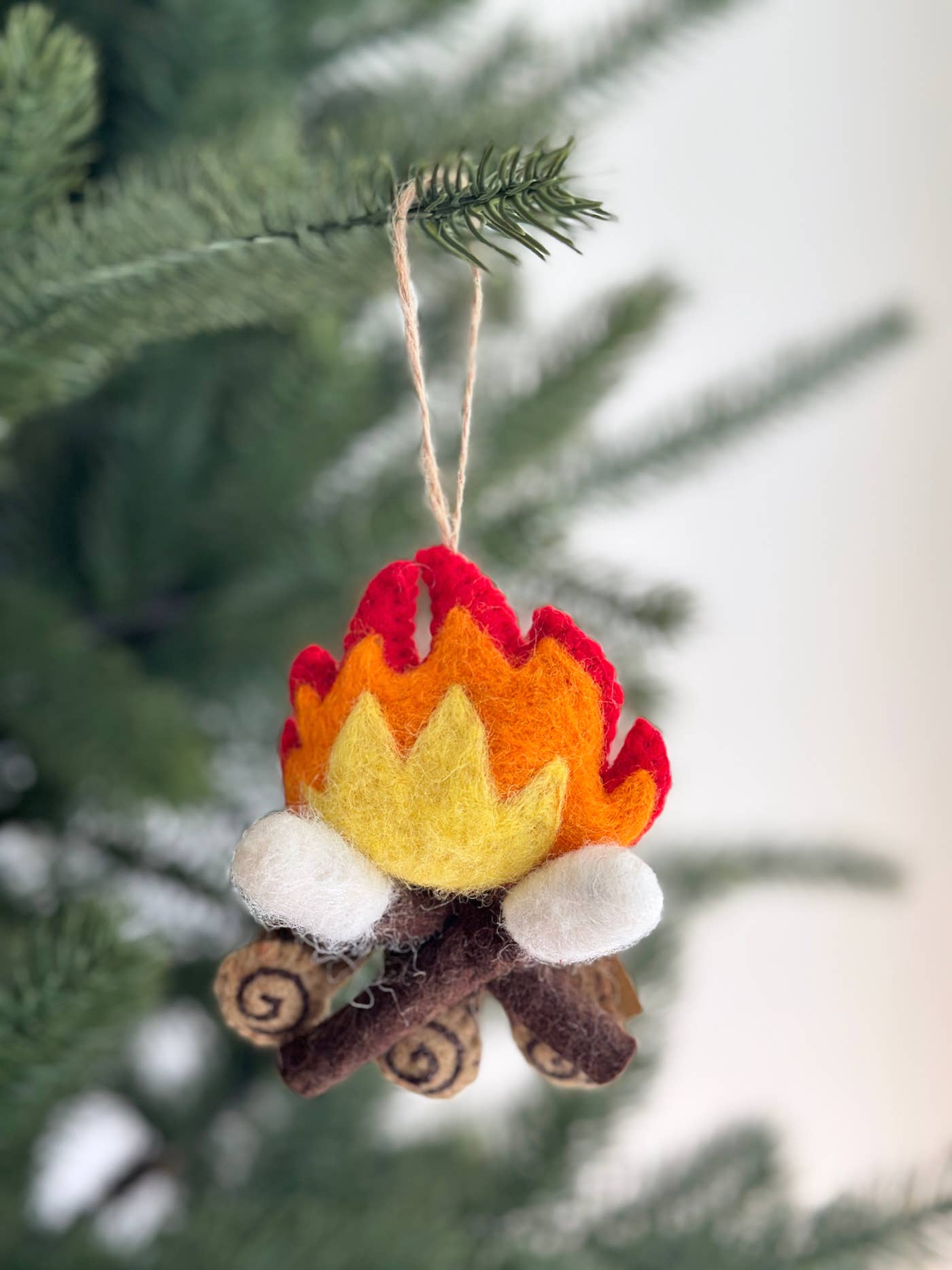 Campfire Felt Ornament