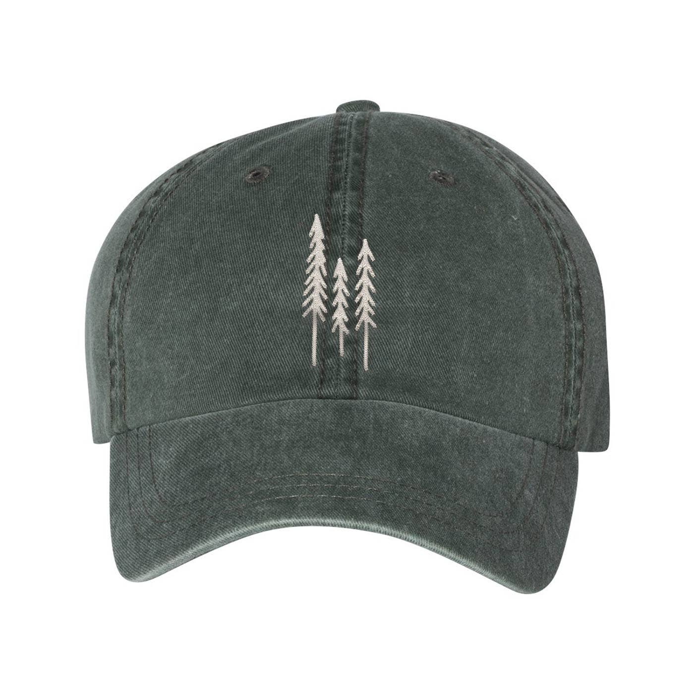 Evergreen Trees Baseball Hat