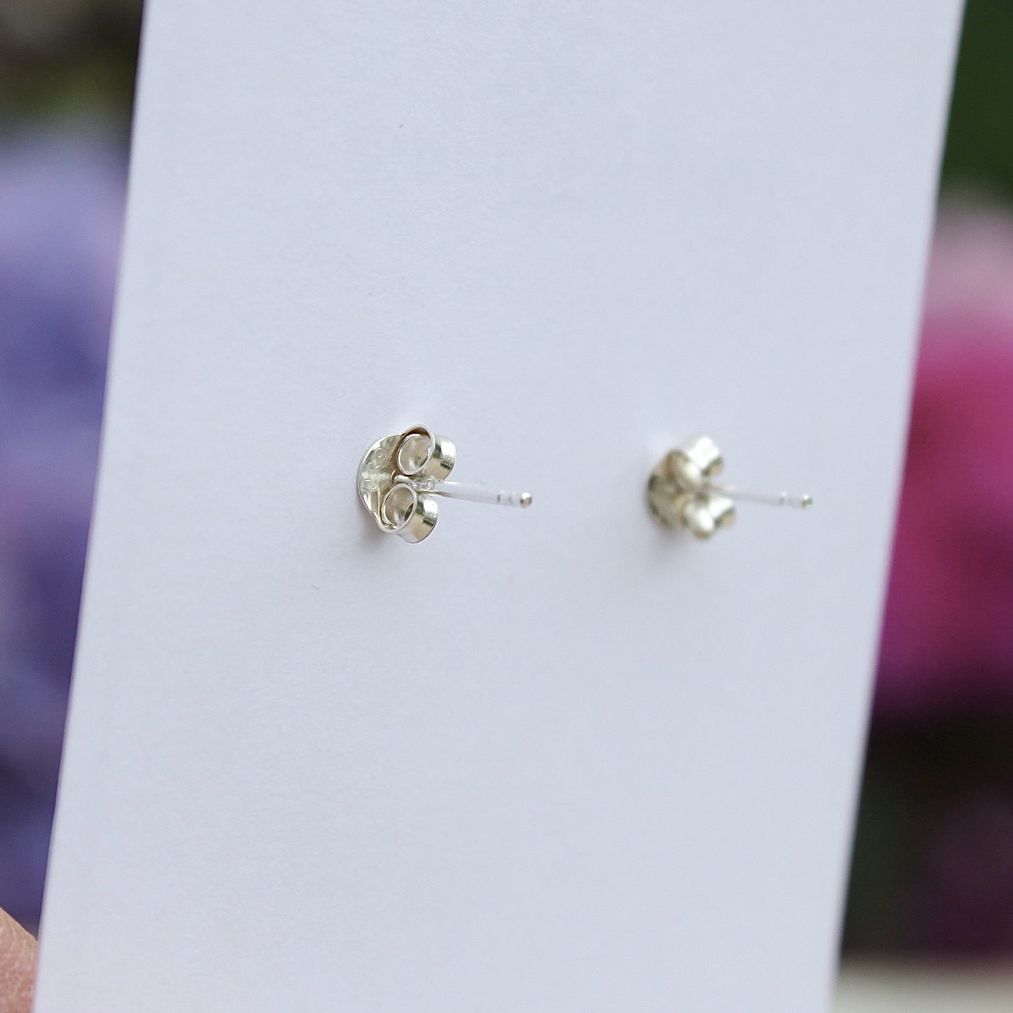 Tiny Whale Tail Earrings