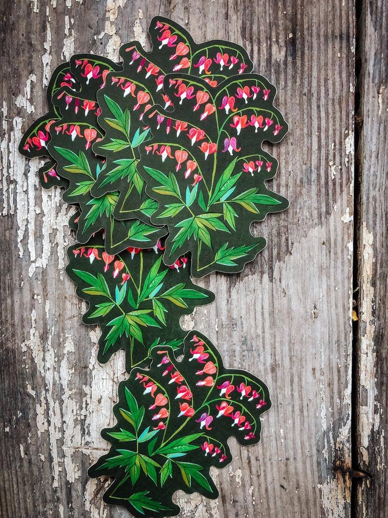 Bleeding Heart - Matte Sticker