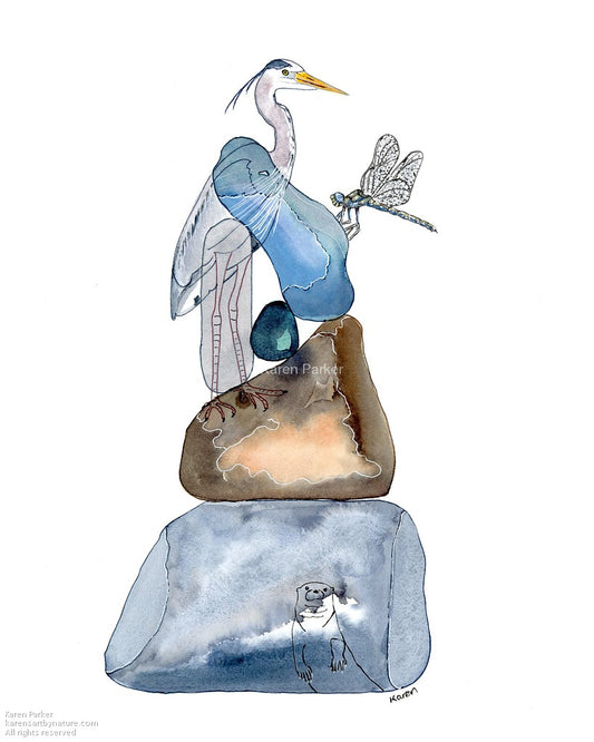 Traveling the Blues Print