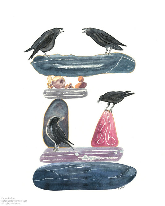 Crow Convention 8x10 Print