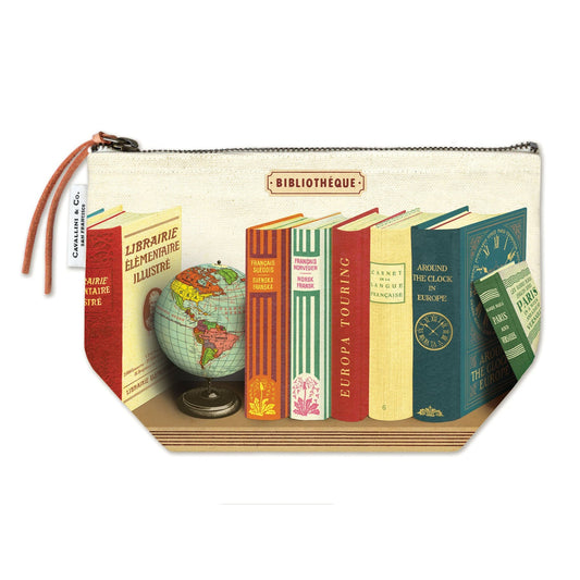 Library Zippered Pouch
